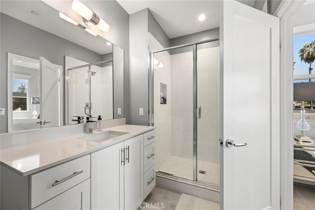 147 Schick Irvine, CA 92614 - Photo 8 of 35 a bathroom with a double vanity sink mirror and double