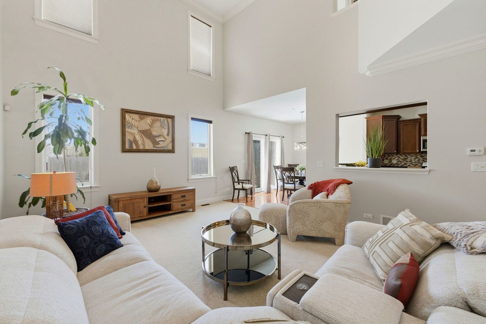 317 Nicole Way Itasca, IL 60143 - Photo 7 of 36 a living room with furniture and a flat screen tv