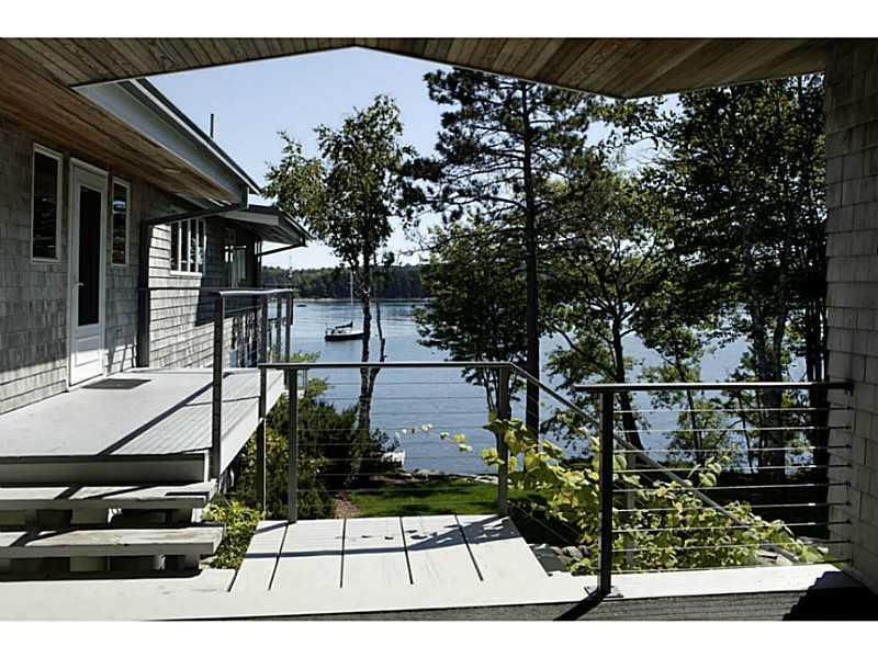 207 Dogfish Head Road Southport, ME 04576 - Photo 3 of 13 Other. Entry deck with beautiful view