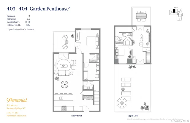 $1,395,000 | 30 Lake, Unit PH 404, Saratoga Springs, NY 12866