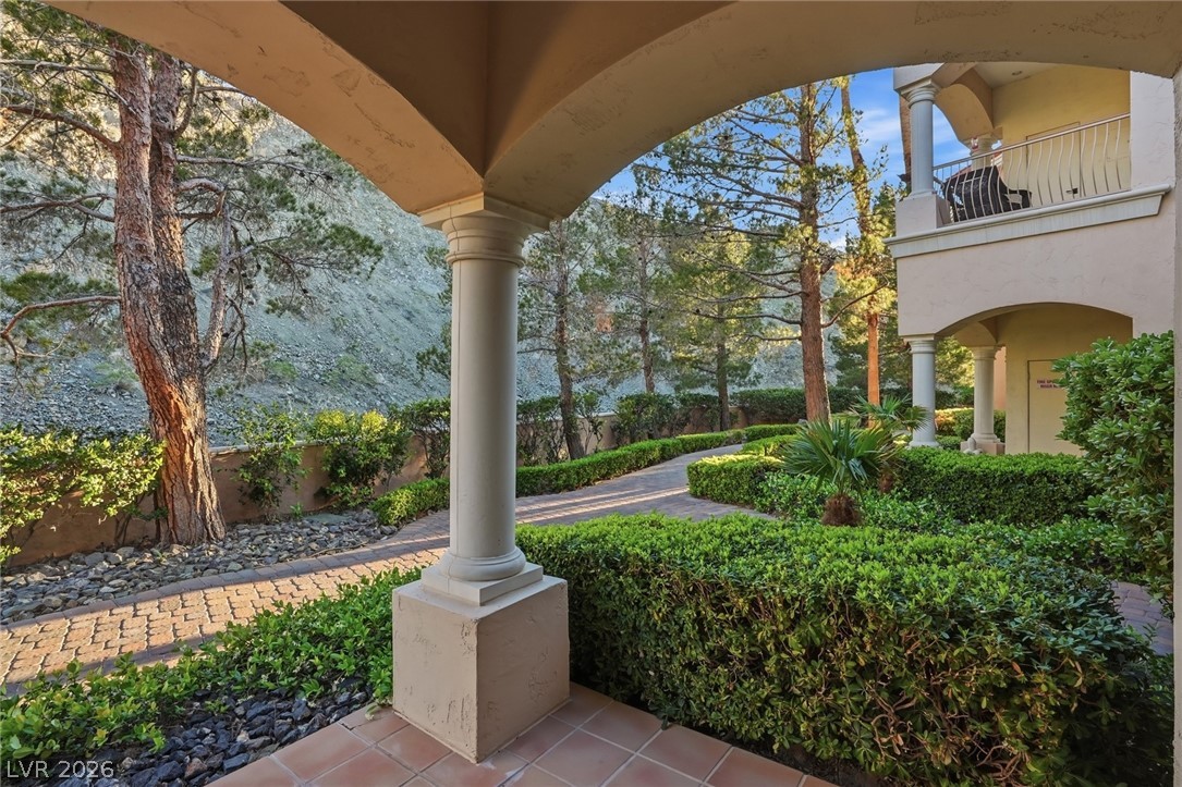 19 Strada Di Circolo Henderson, NV 89011 - Photo 27 of 45 BEDROOM PATIO