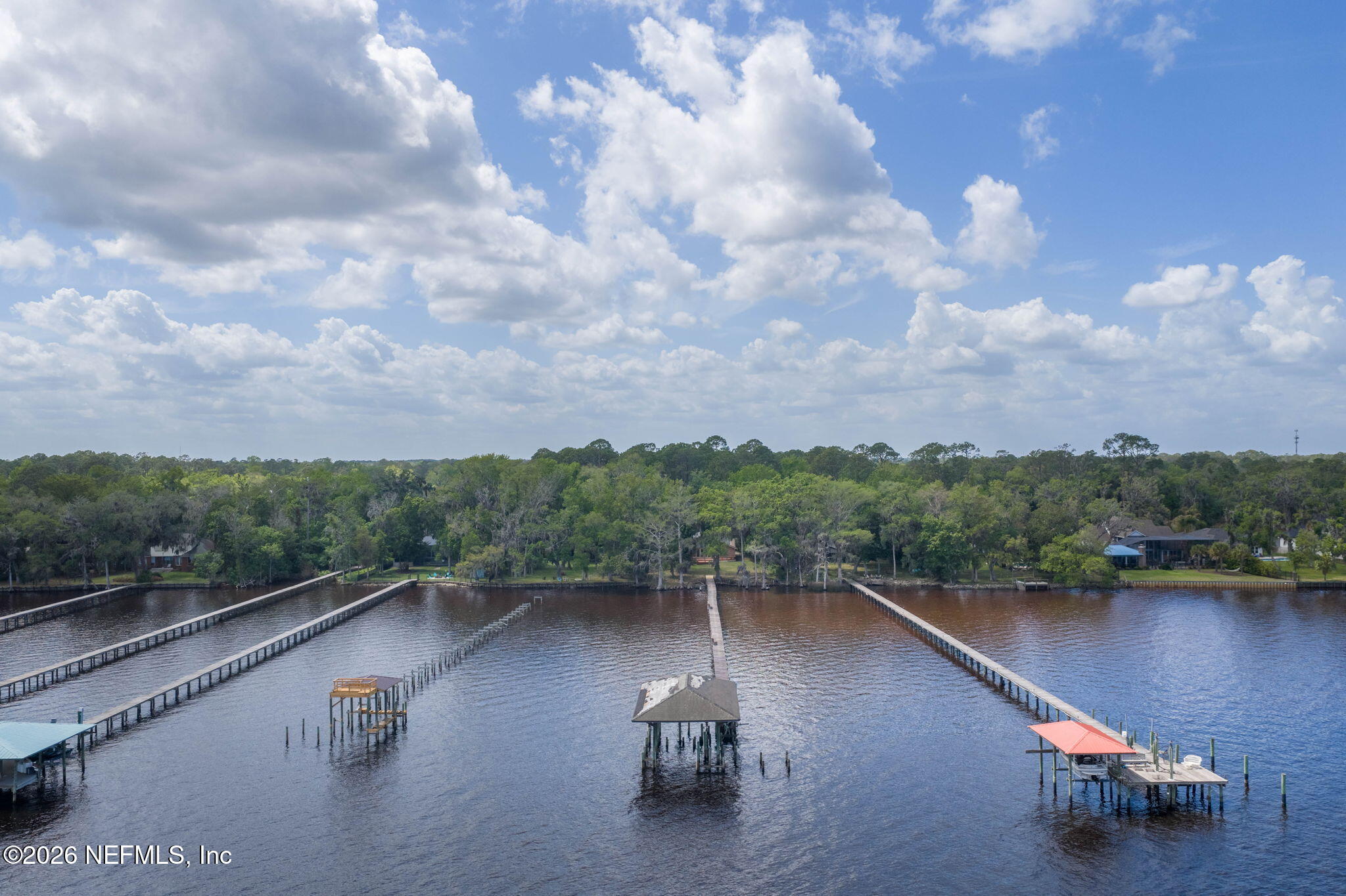 4841 Raggedy Point Road Fleming Island, FL 32003 - Photo 5 of 62 Aerial View of Dock
