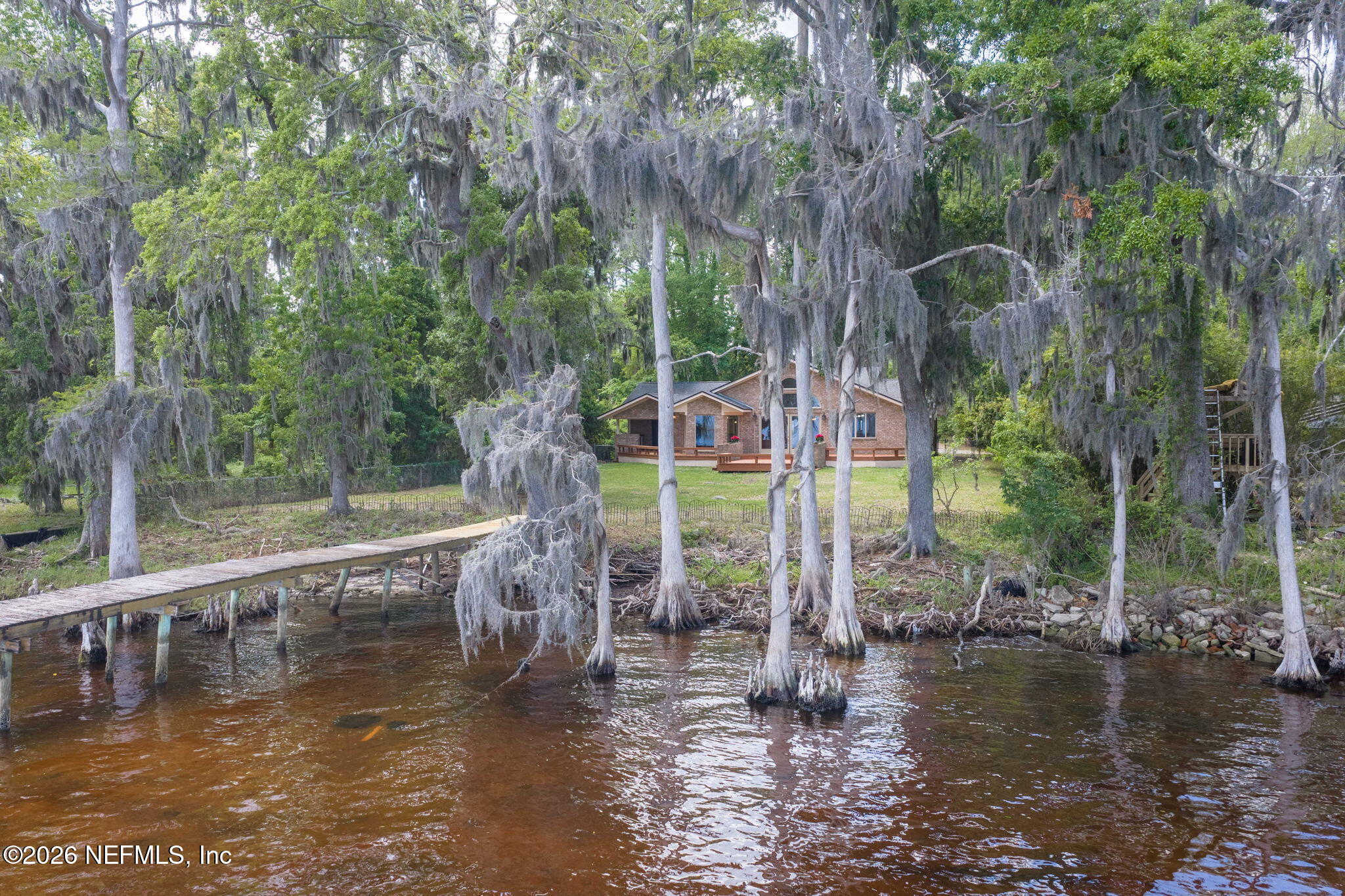 4841 Raggedy Point Road Fleming Island, FL 32003 - Photo 58 of 62 Aerial View of Waterfront and Lot