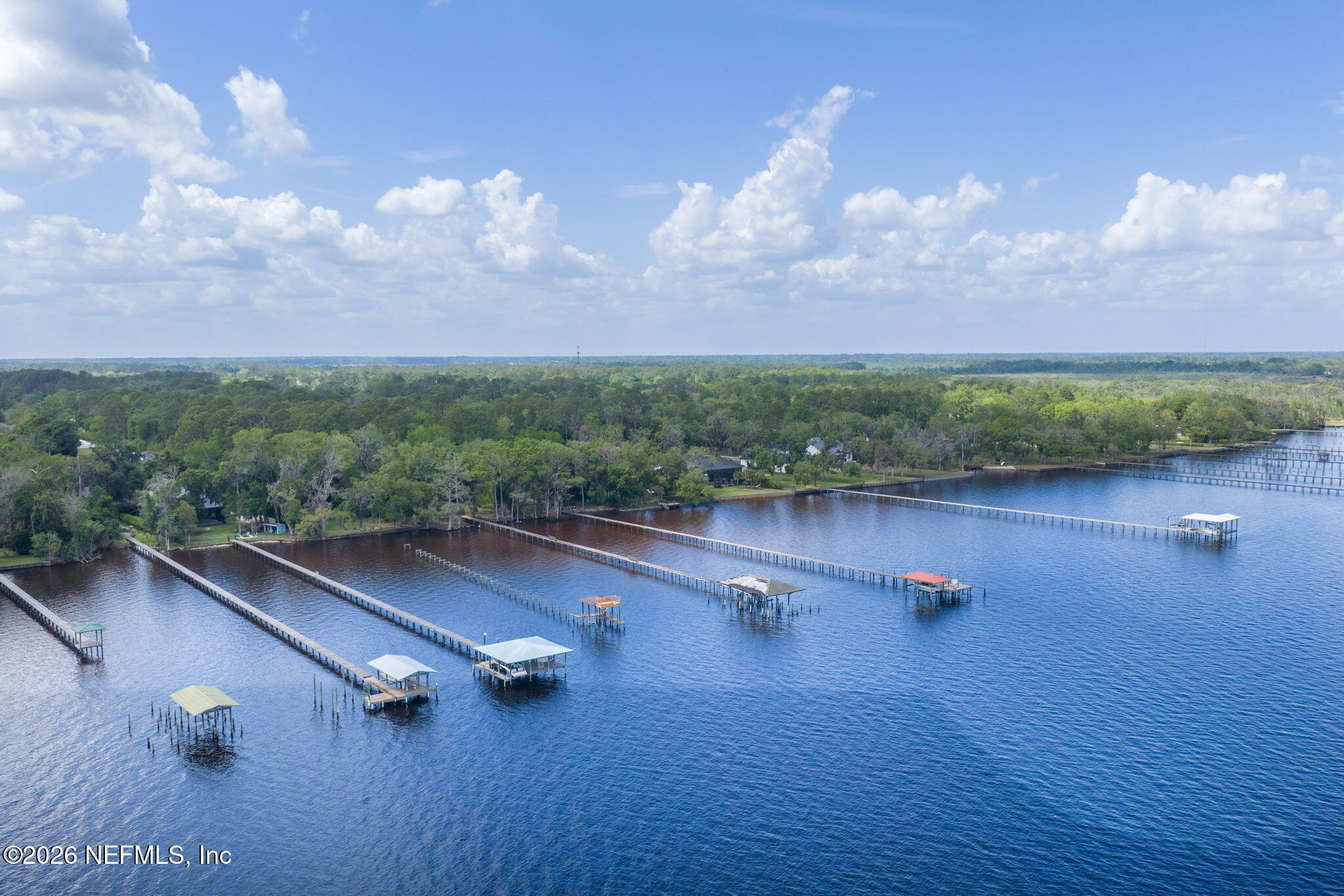 4841 Raggedy Point Road Fleming Island, FL 32003 - Photo 60 of 62 Aerial View of Dock 2