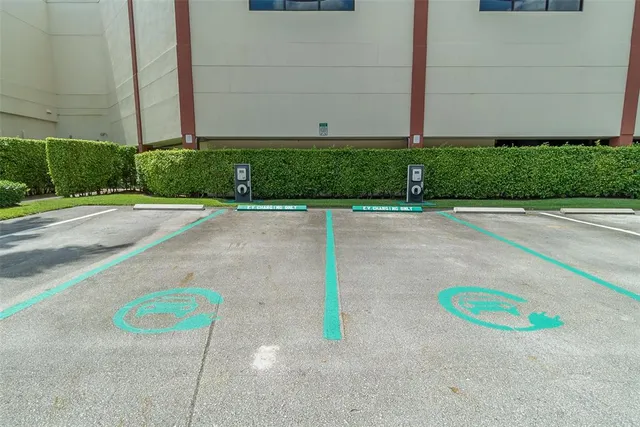 a view of a green yard