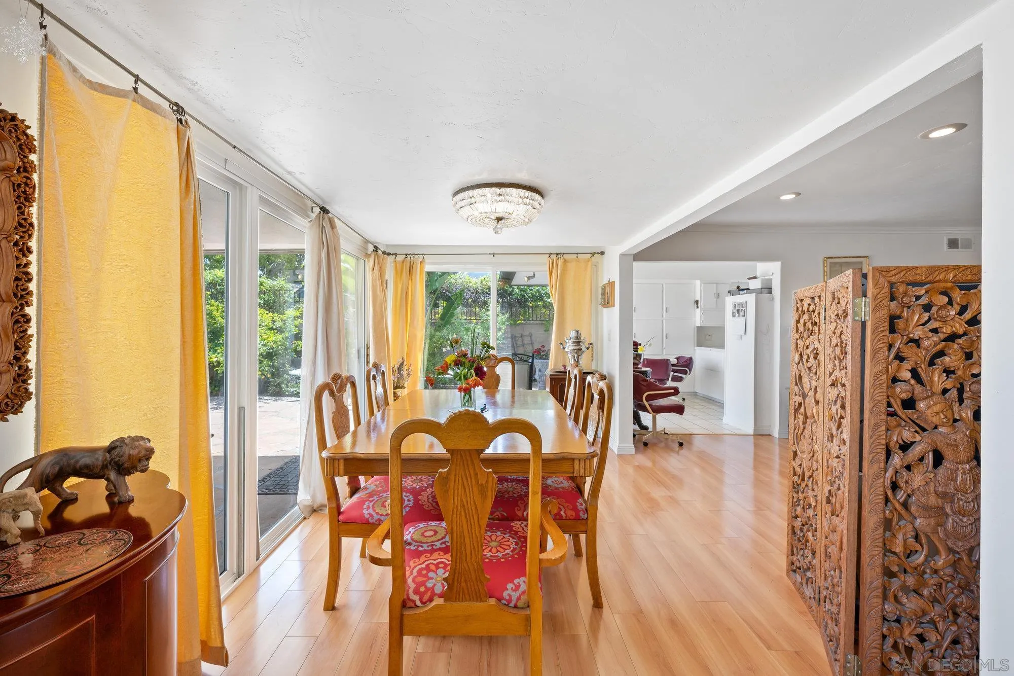 5903 Soledad Mountain Road La Jolla, CA 92037 - Photo 14 of 44 a view of a living room and dining room