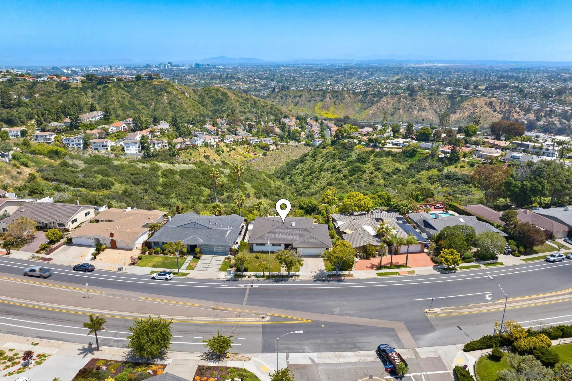 5903 Soledad Mountain Road La Jolla, CA 92037 - Photo 39 of 44 an aerial view of a city with lots of residential buildings