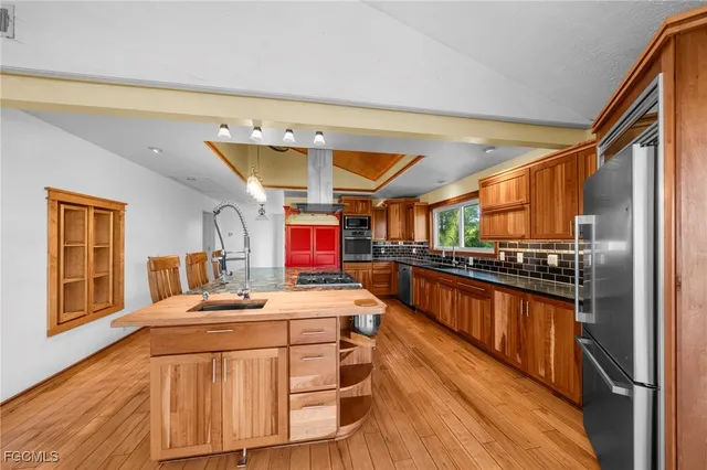 a very nice looking room with a large window