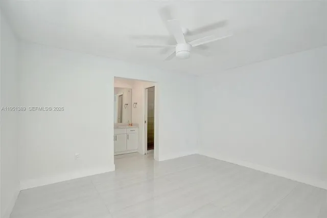 a view of an empty room