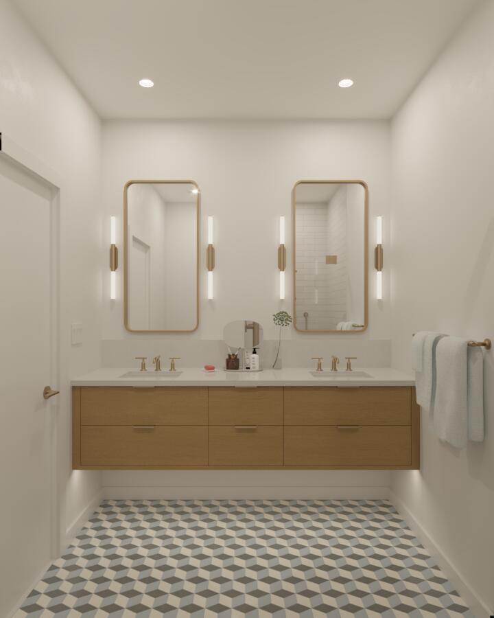 58 Cumberland Avenue, Unit 1 Portland, ME 04101 - Photo 15 of 24 Bathroom Rendering - can be customized!