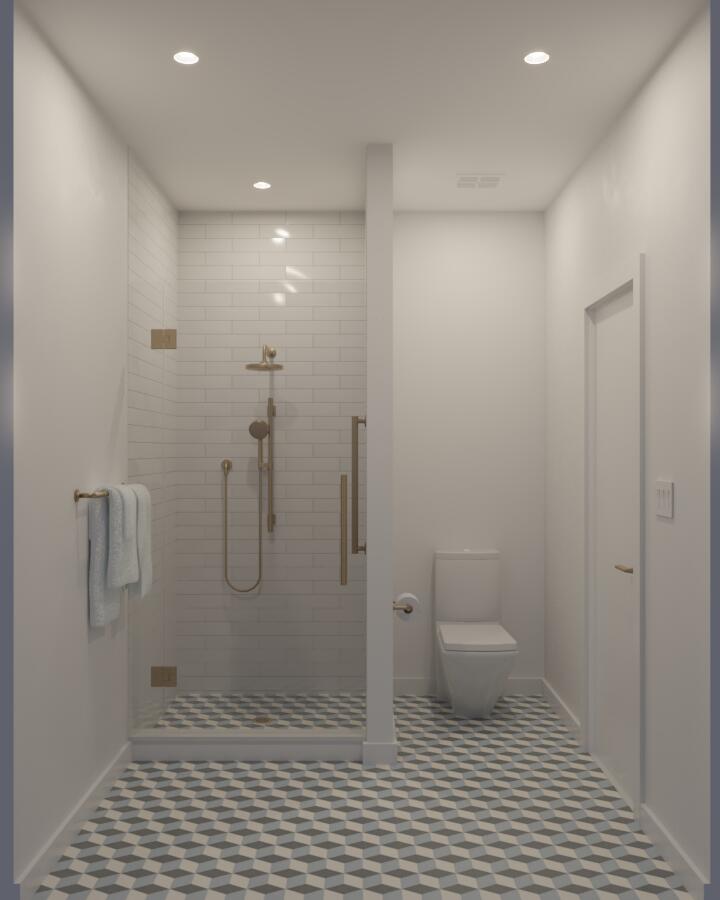 58 Cumberland Avenue, Unit 1 Portland, ME 04101 - Photo 16 of 24 Bathroom Rendering - can be customized!