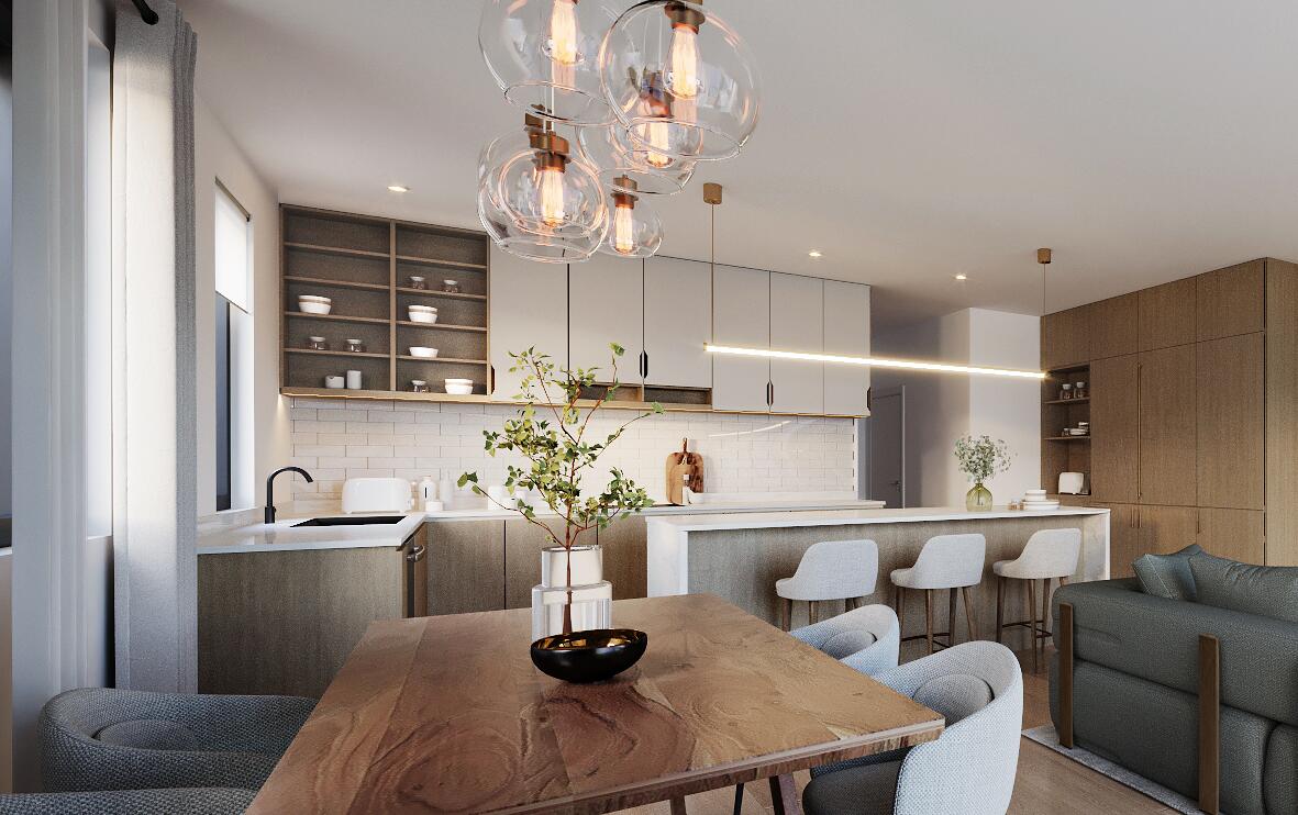 58 Cumberland Avenue, Unit 1 Portland, ME 04101 - Photo 22 of 24 Kitchen Rendering - can be customized!