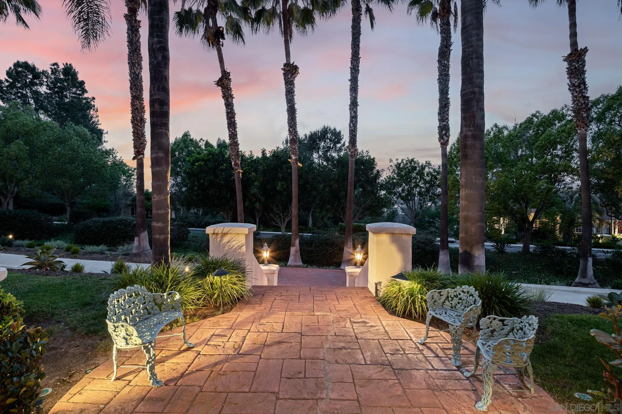 18221 Via Ascenso Rancho Santa Fe, CA 92067 - Photo 3 of 37 a view of a patio with chairs and plants