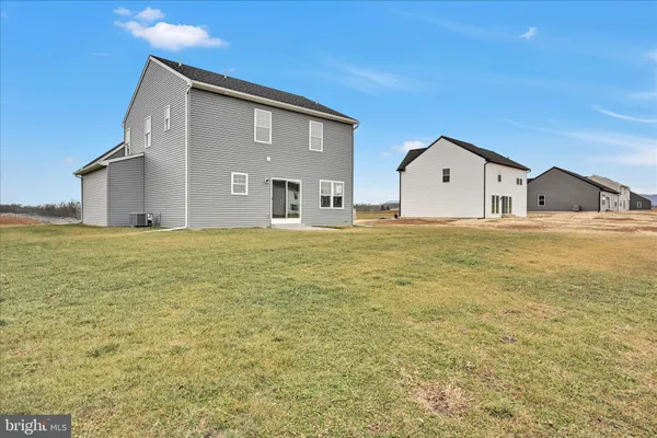 a big house with a yard