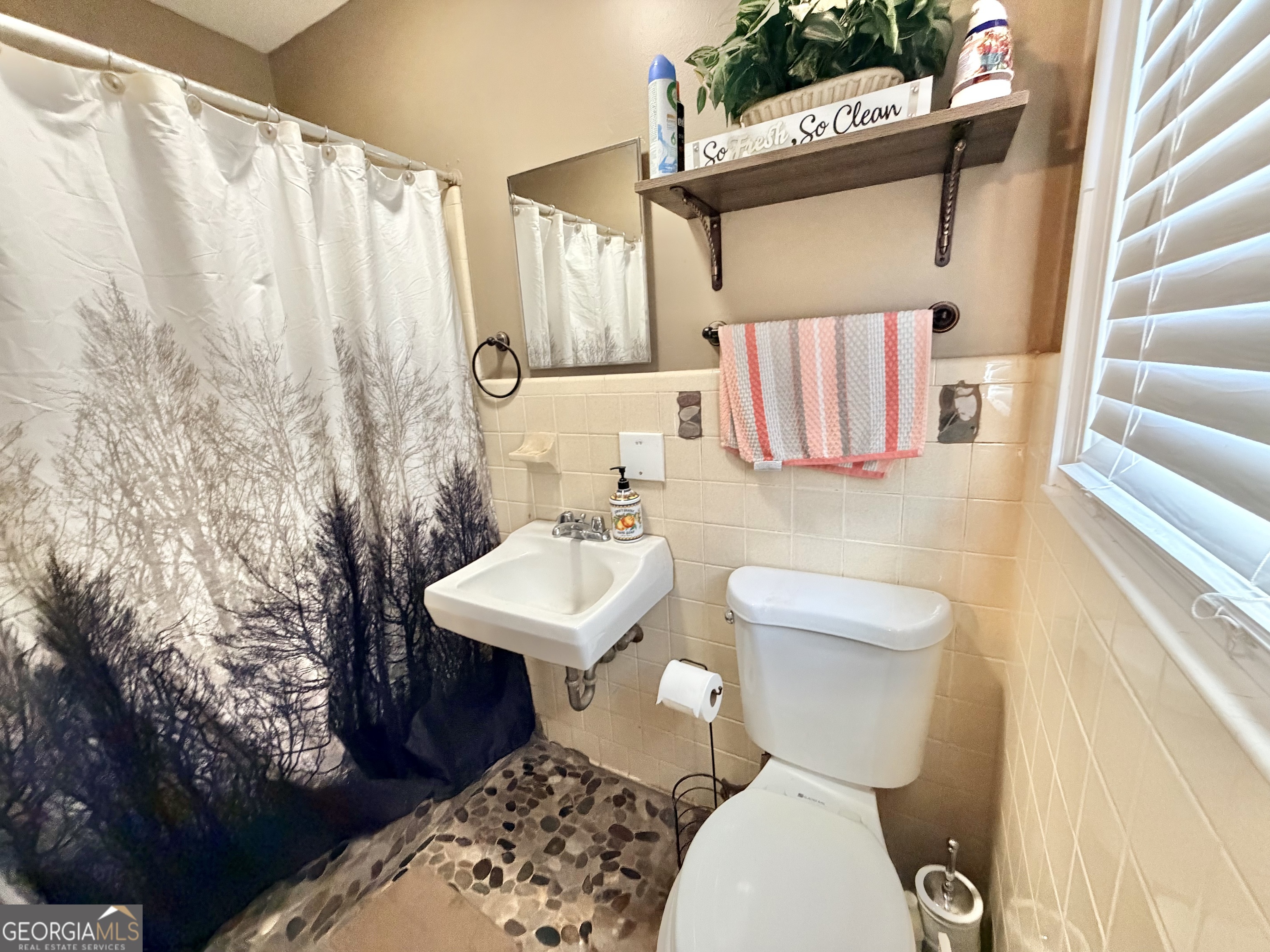 326 Remsdale Road Toccoa, GA 30577 - Photo 12 of 33 a white toilet sitting next to a bathroom sink
