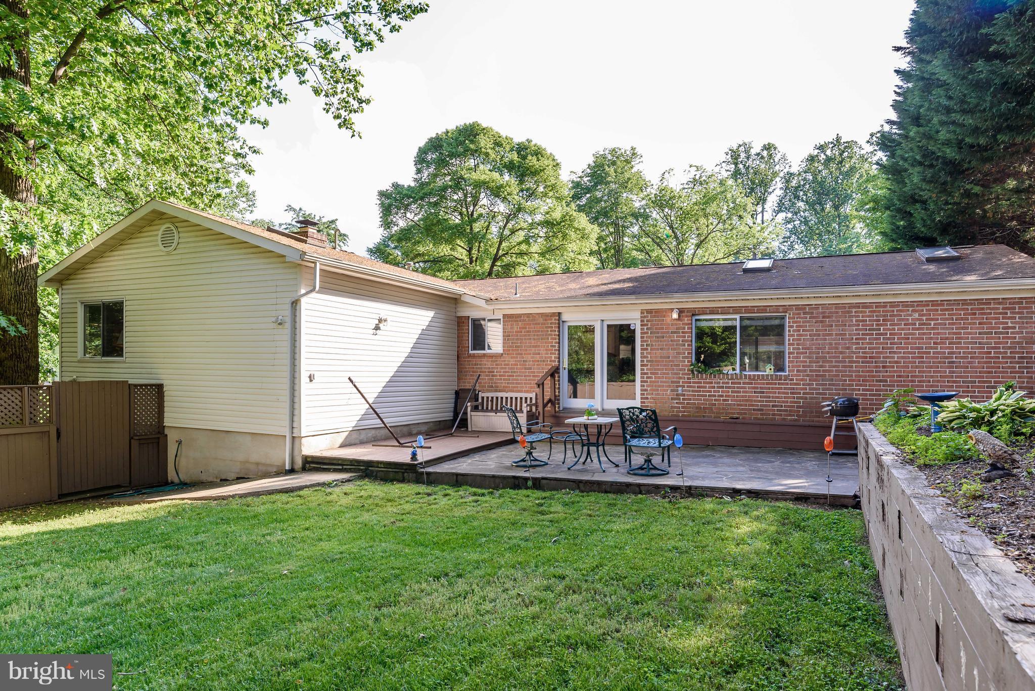 5533 Callander Drive Springfield, VA 22151 - Photo 20 of 21 Backyard with Flagstone Patio