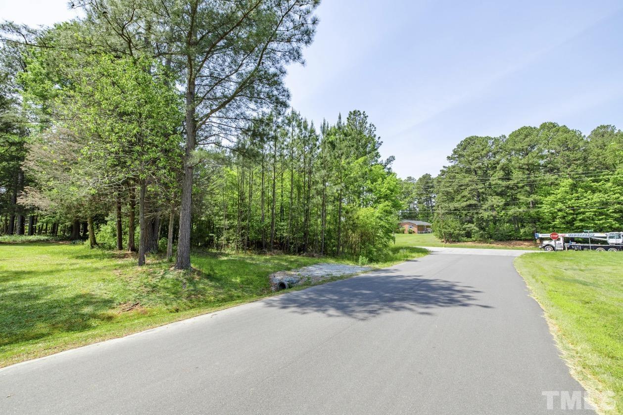 102 Mickey Circle Durham, NC 27712 - Photo 4 of 16 a view of a yard with potted plants and big trees