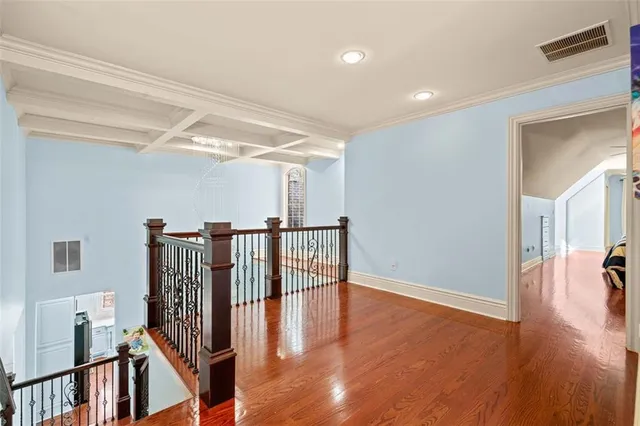 a view of a yard with an outdoor space