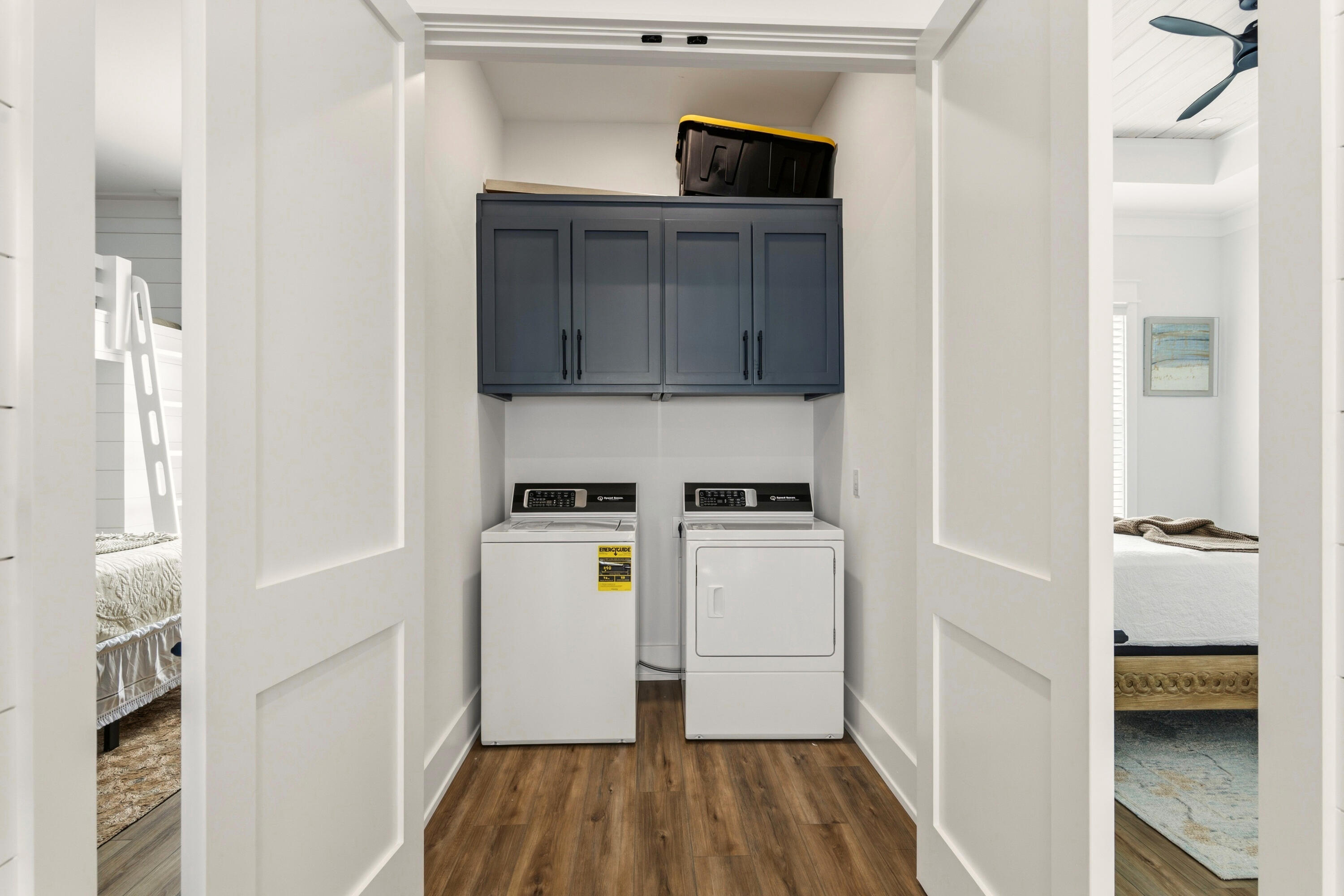 16416 Front Beach Road Panama City Beach, FL 32413 - Photo 24 of 46 a kitchen with a refrigerator and a stove