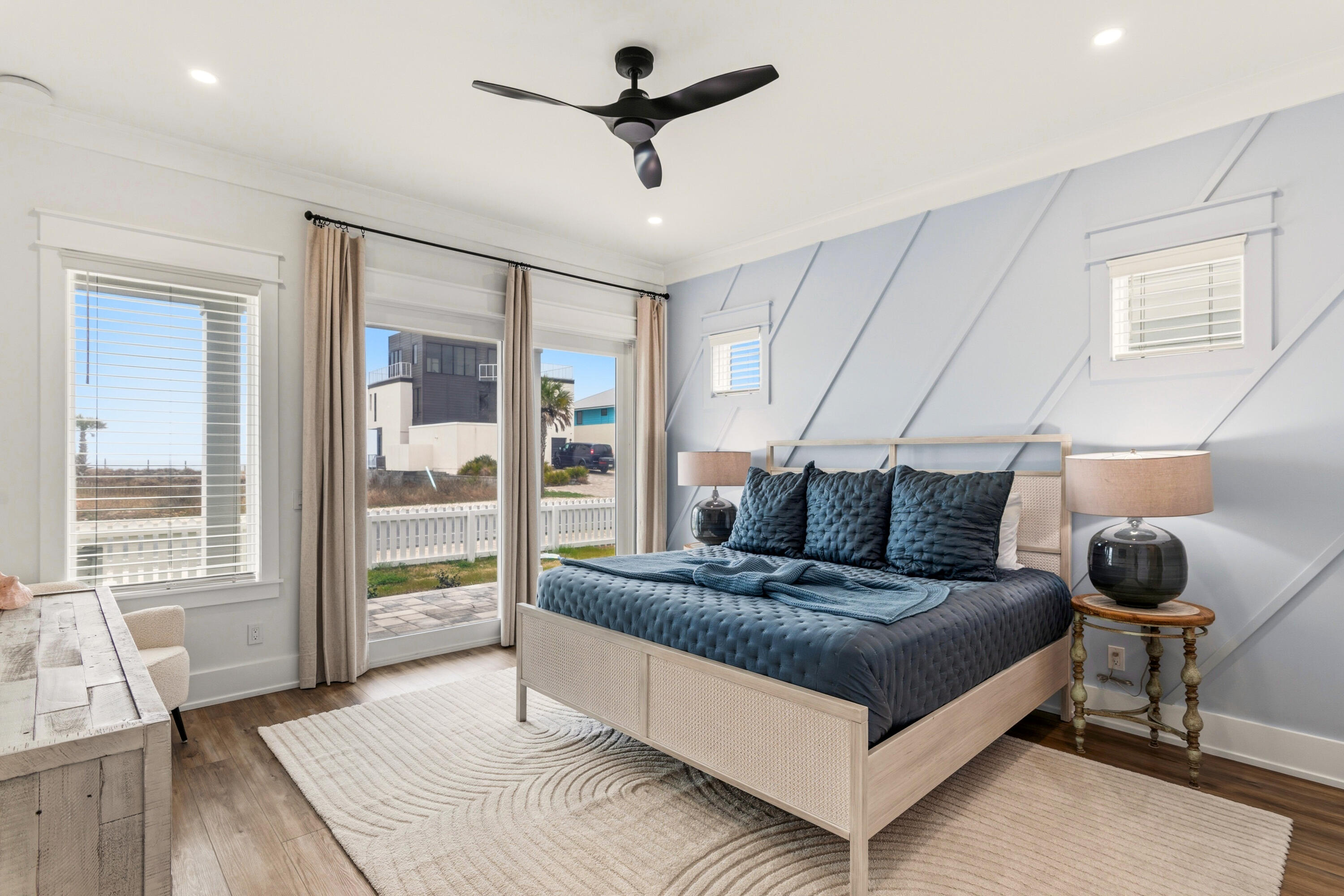 16416 Front Beach Road Panama City Beach, FL 32413 - Photo 26 of 46 a living room with a bed furniture and a window