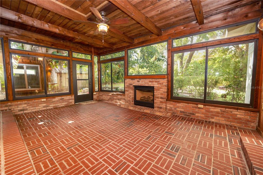 509 Robroy Street Lakeland, FL 33813 - Photo 24 of 51 a view of empty room with wooden floor and fireplace