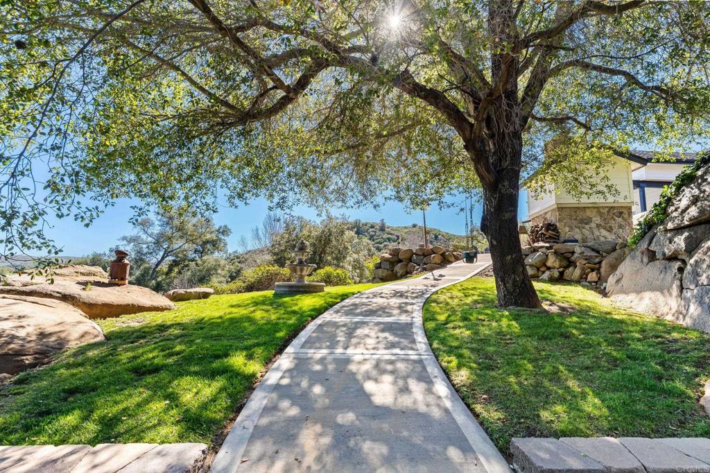 14671 Mussey Grade Road Ramona, CA 92065 - Photo 10 of 36 Walkway up to front door of Main House