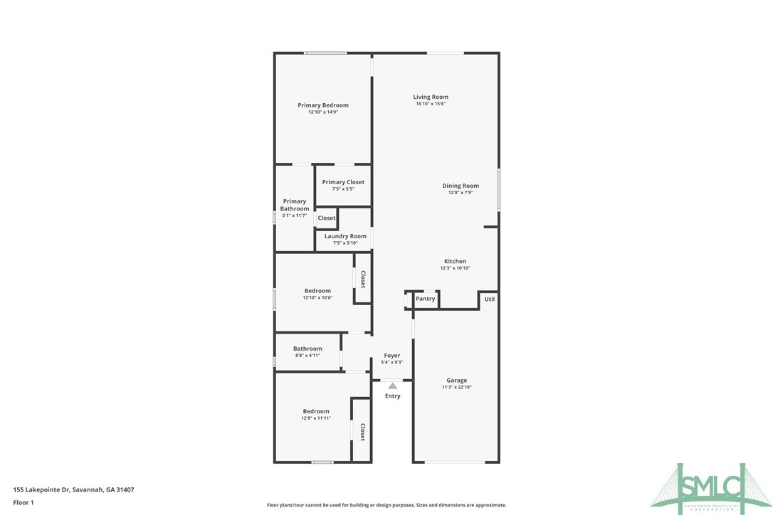 155 Lake Pointe Drive Savannah, GA 31407 - Photo 31 of 31 Floor Plan