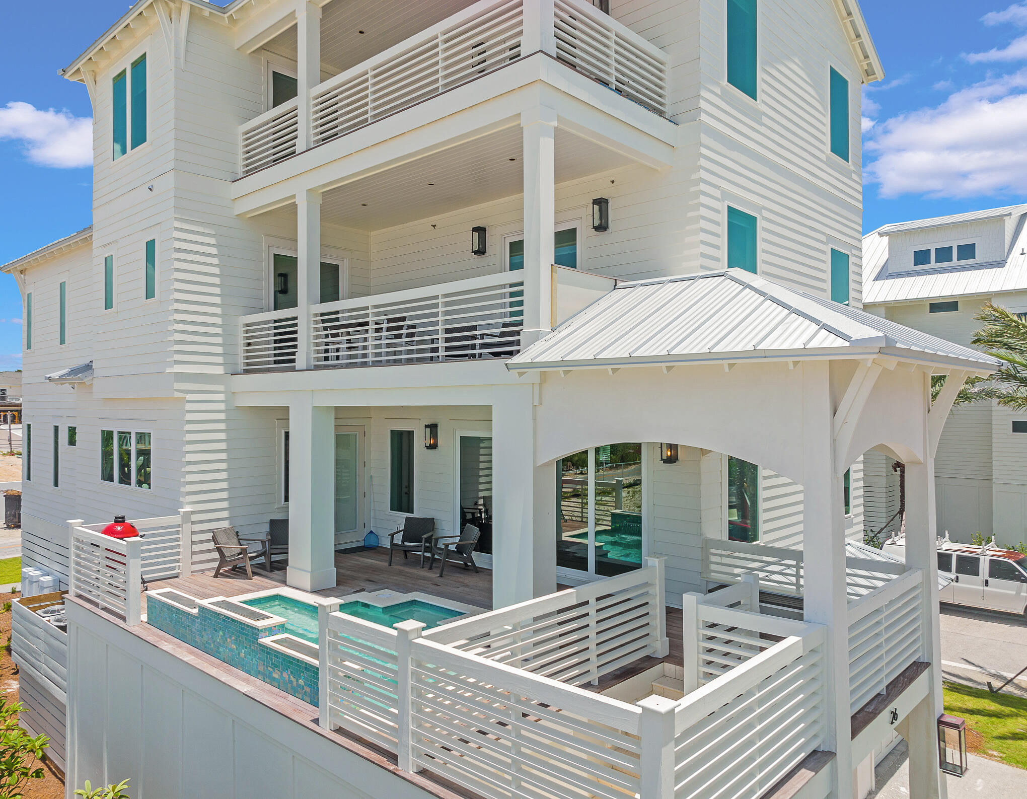 26 Palm Ct Lane Inlet Beach, FL 32461 - Photo 39 of 43 a house view with a outdoor space