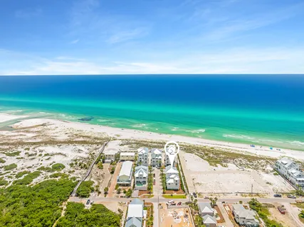 a view of an ocean beach