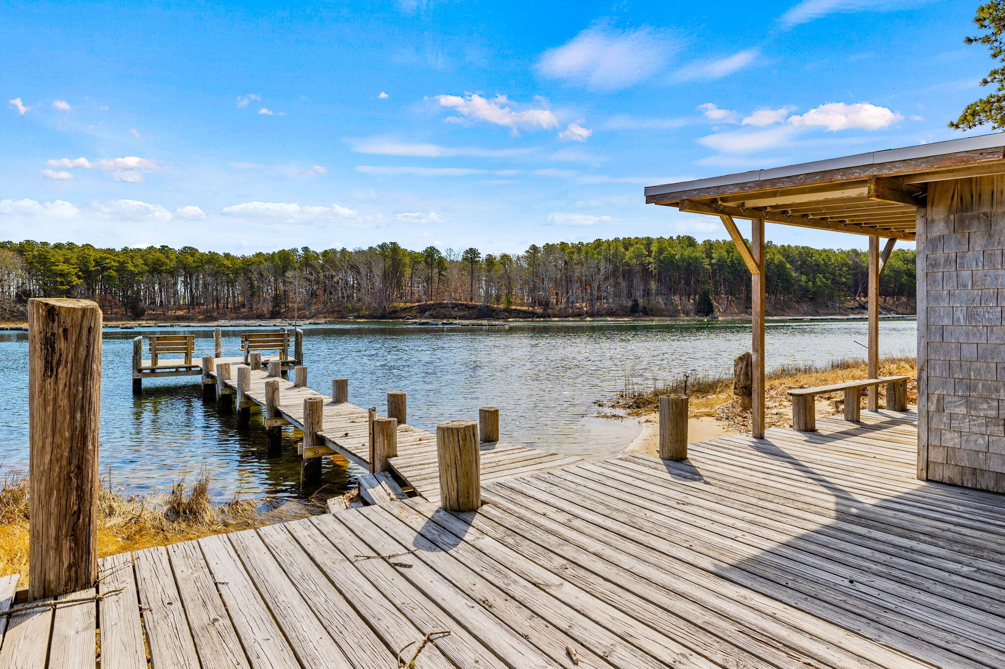 10 Circle Road East Falmouth, MA 02536 - Photo 6 of 65 a view of a terrace with seating space
