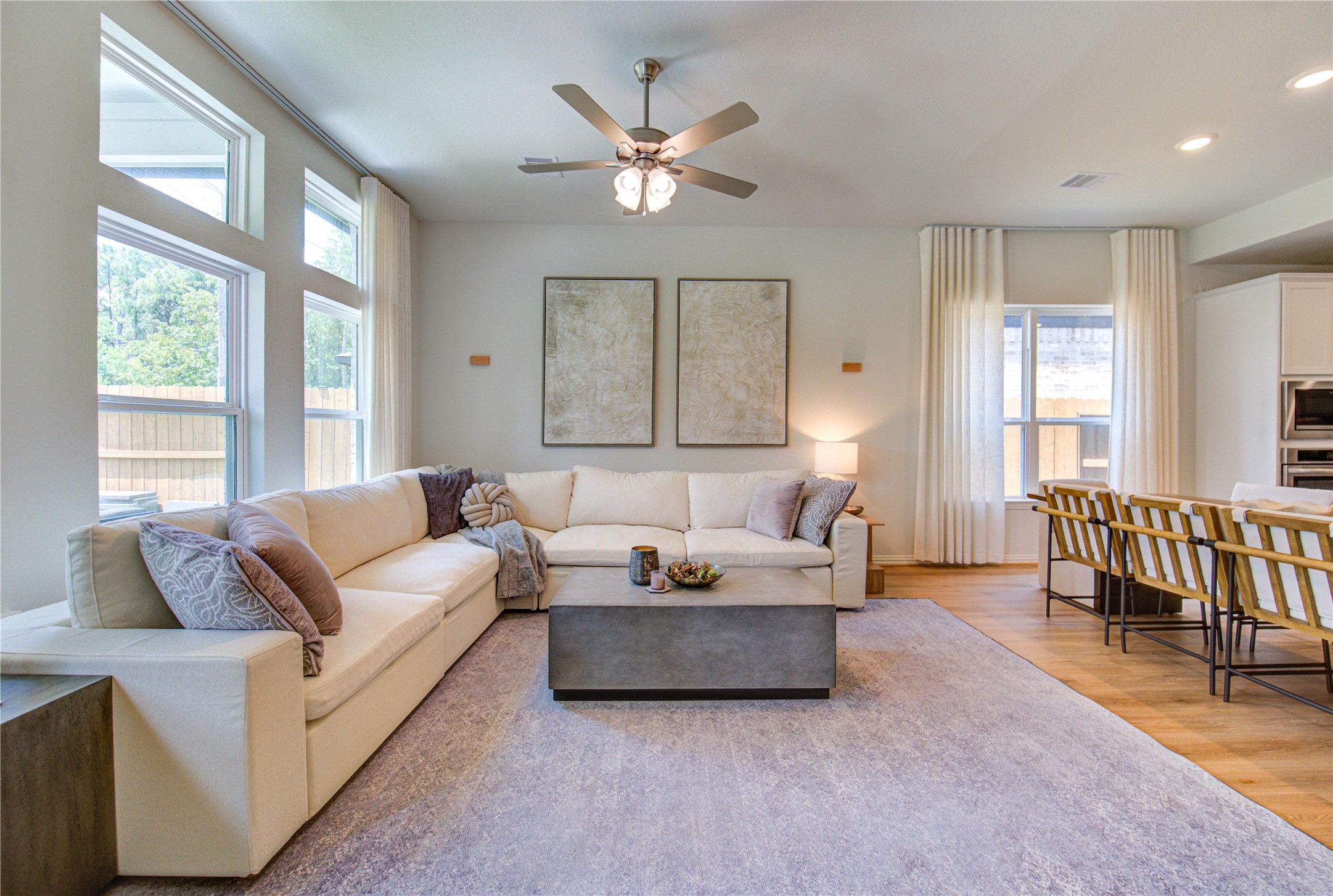 12110 Fletching Stone Lane Houston, TX 77044 - Photo 6 of 50 a living room with furniture and a large window