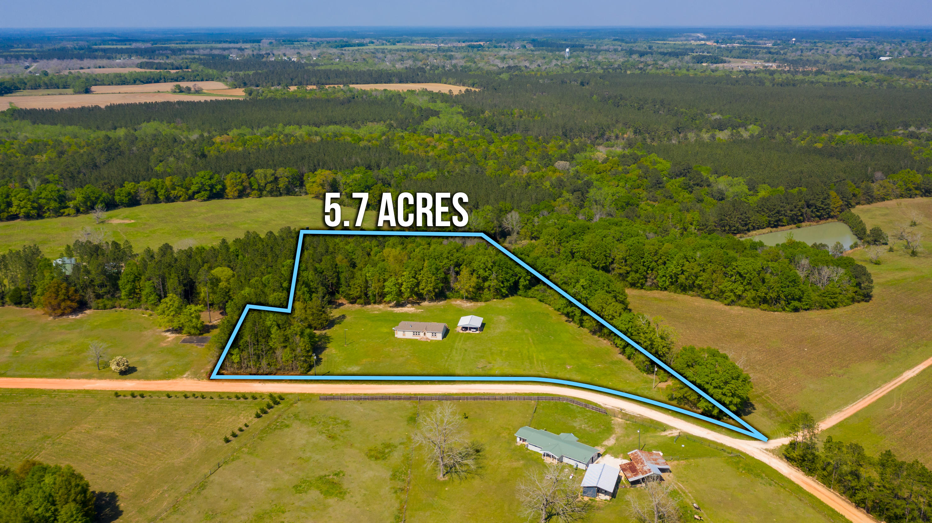 410 Perkins Road Laurel Hill, FL 32567 - Photo 31 of 44 410 Perkins Rd Aerial-2