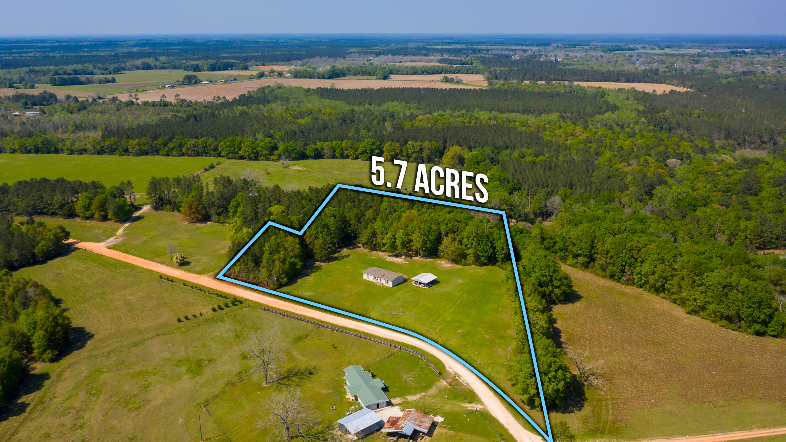 410 Perkins Road Laurel Hill, FL 32567 - Photo 33 of 44 410 Perkins Rd Aerial-1