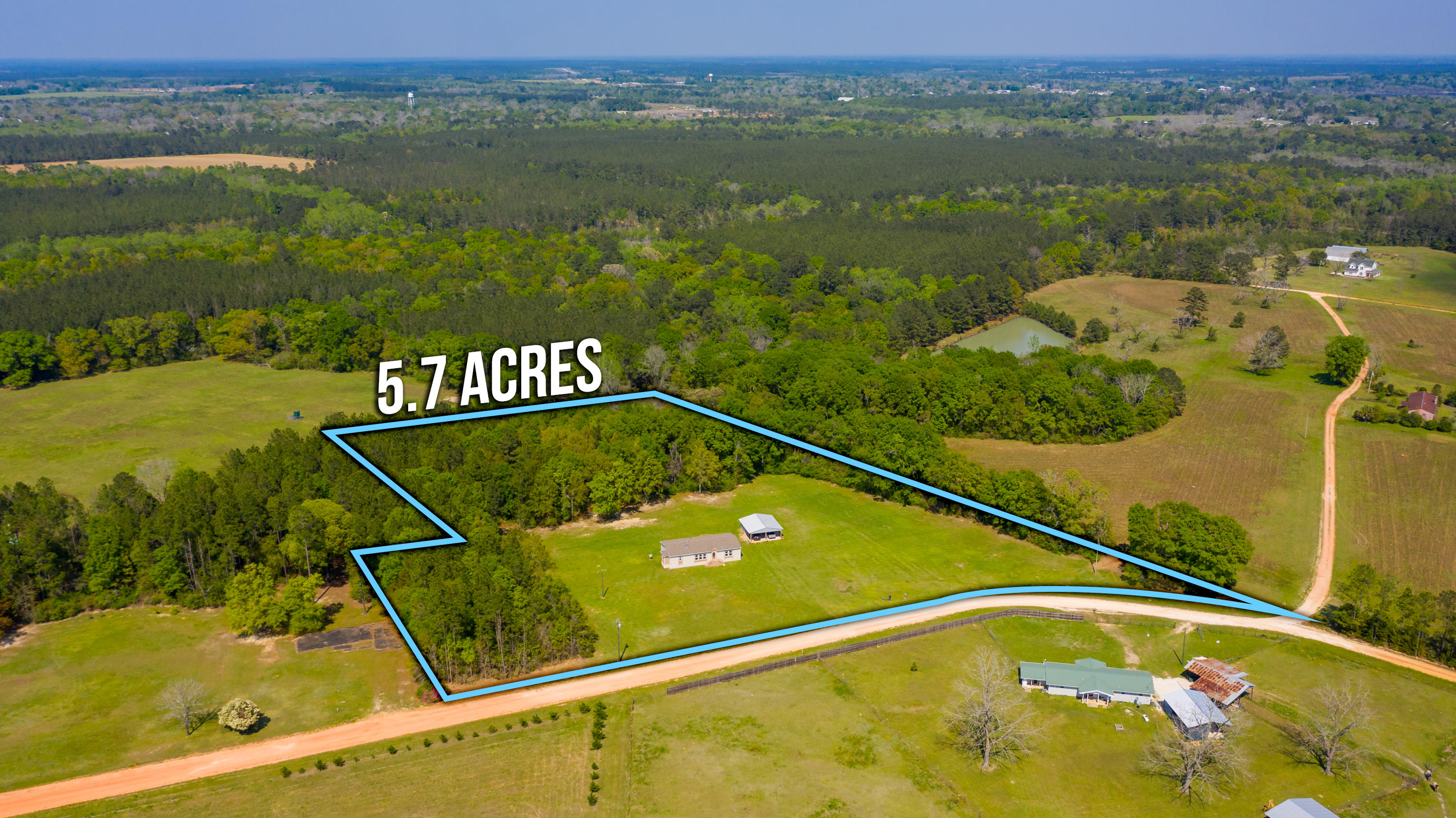 410 Perkins Road Laurel Hill, FL 32567 - Photo 35 of 44 410 Perkins Rd Aerial-3
