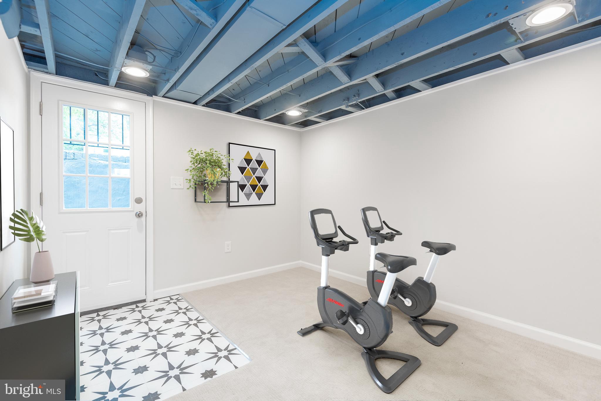9113 Walden Road Silver Spring, MD 20901 - Photo 32 of 39 Virtual Staged Photo - Lower Exit - see next same