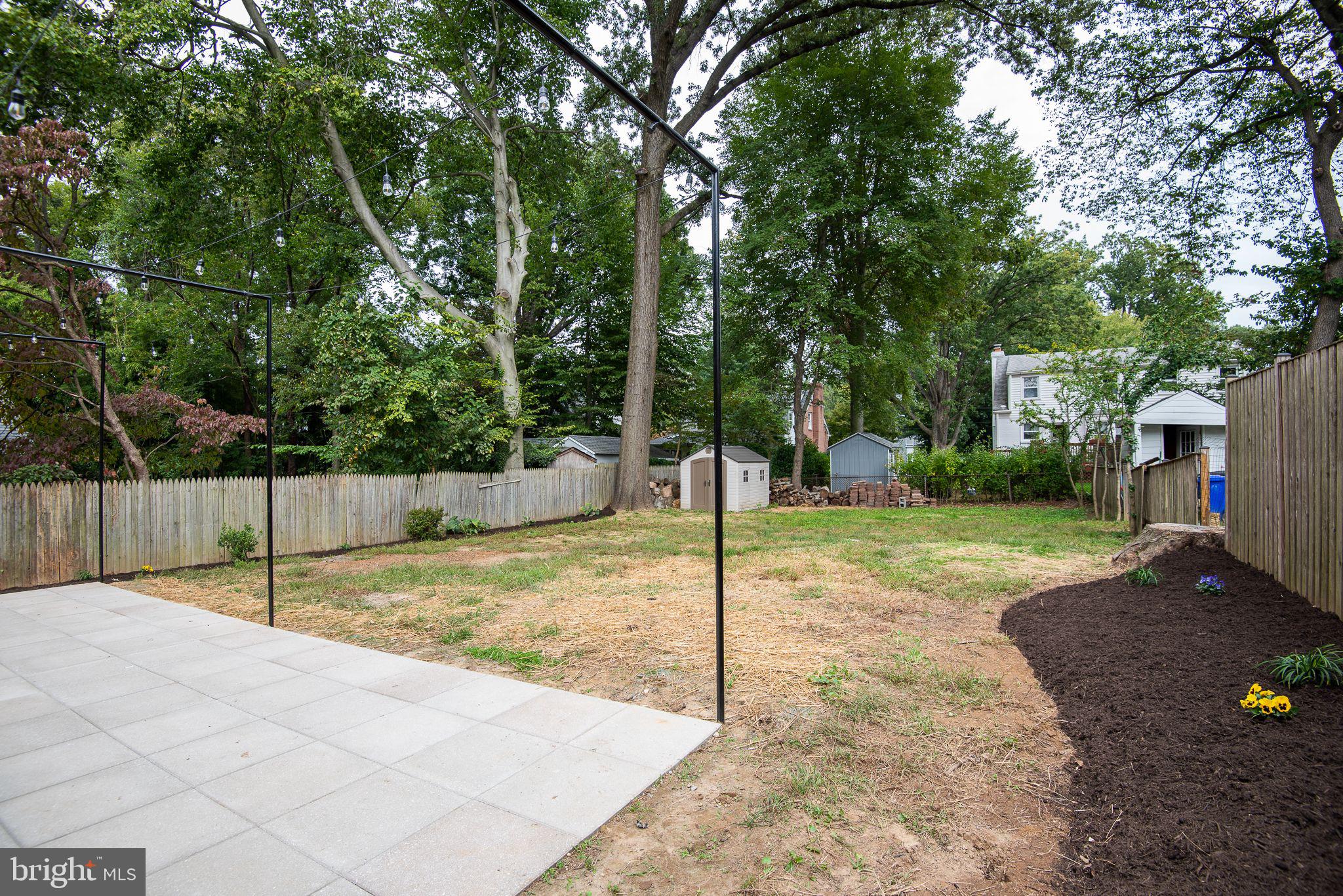9113 Walden Road Silver Spring, MD 20901 - Photo 39 of 39 Large Yard, 3 Trees Removed, New Beds, Rear Shed.