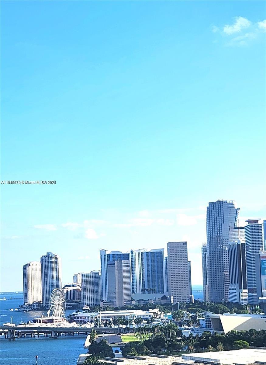 555 Northeast 15th Street, Unit 23J Miami, FL 33132 - Photo 14 of 20 a city view with tall buildings