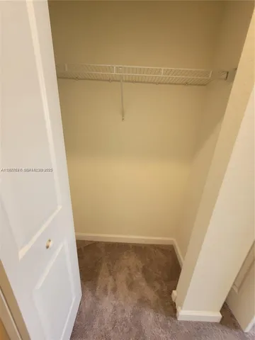 a view of walk in closet