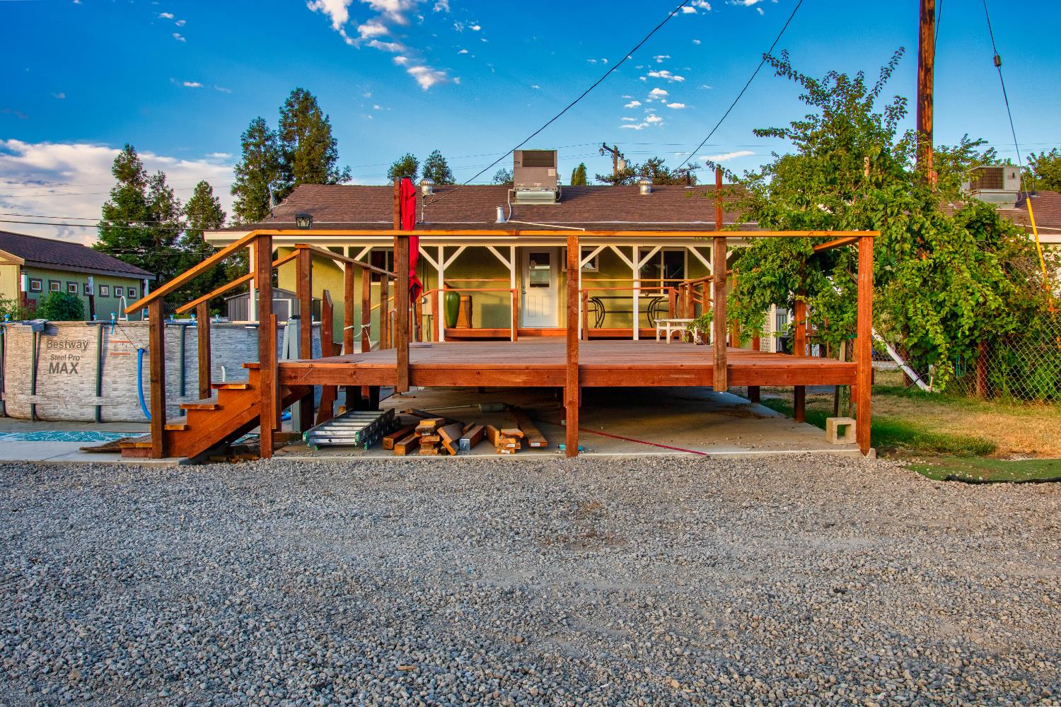 1639 Alpine Road Stockton, CA 95215 - Photo 11 of 96 a view of a house with a yard and deck