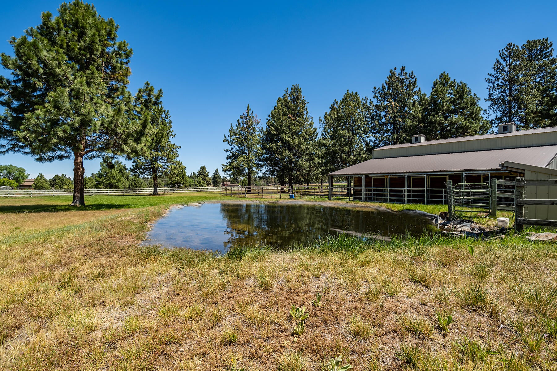 60696 Tekampe Road Bend, OR 97702 - Photo 58 of 61 Irrigation pond and pasture
