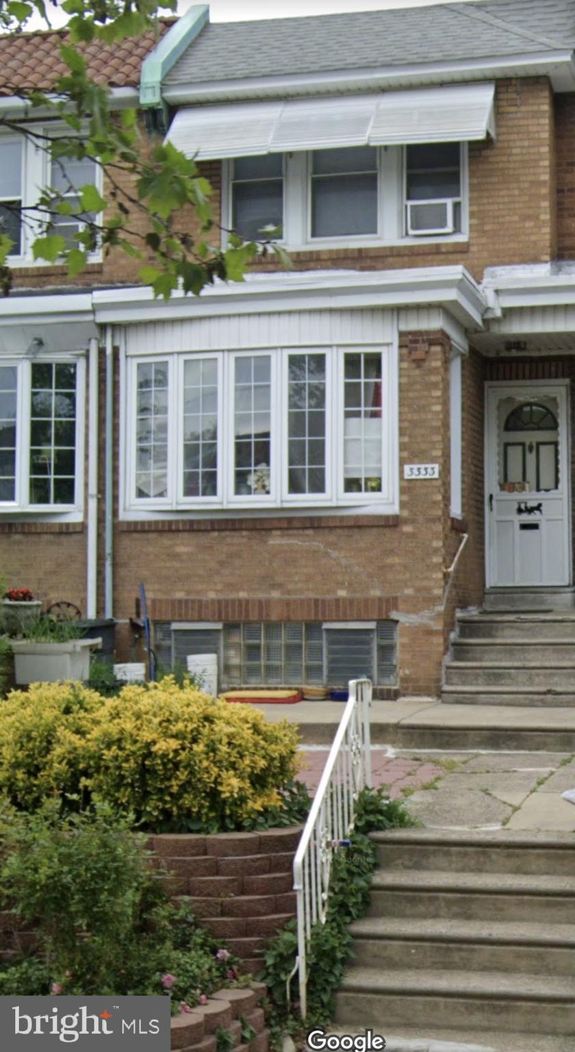 Front view of the house