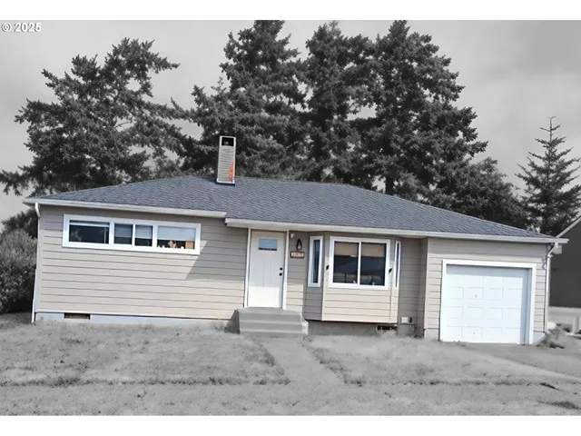a house that has a tree in front of the house
