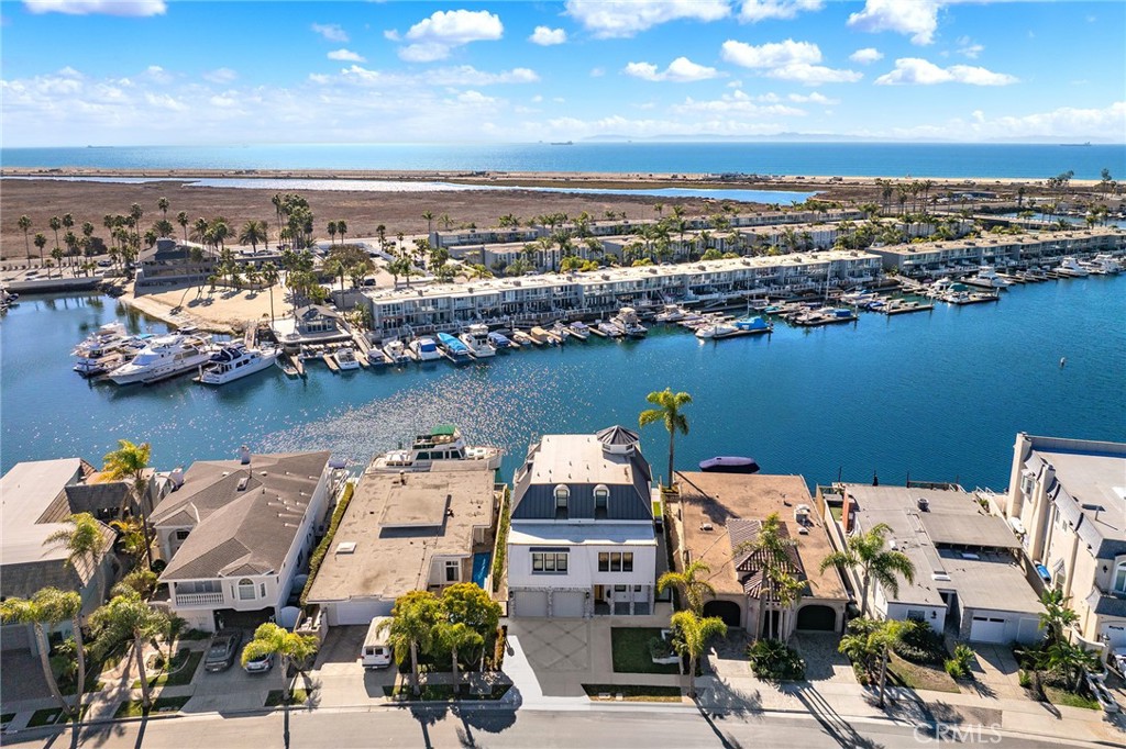 17007 Edgewater Lane Huntington Beach, CA 92649 - Photo 48 of 50 an aerial view of a house with a ocean view