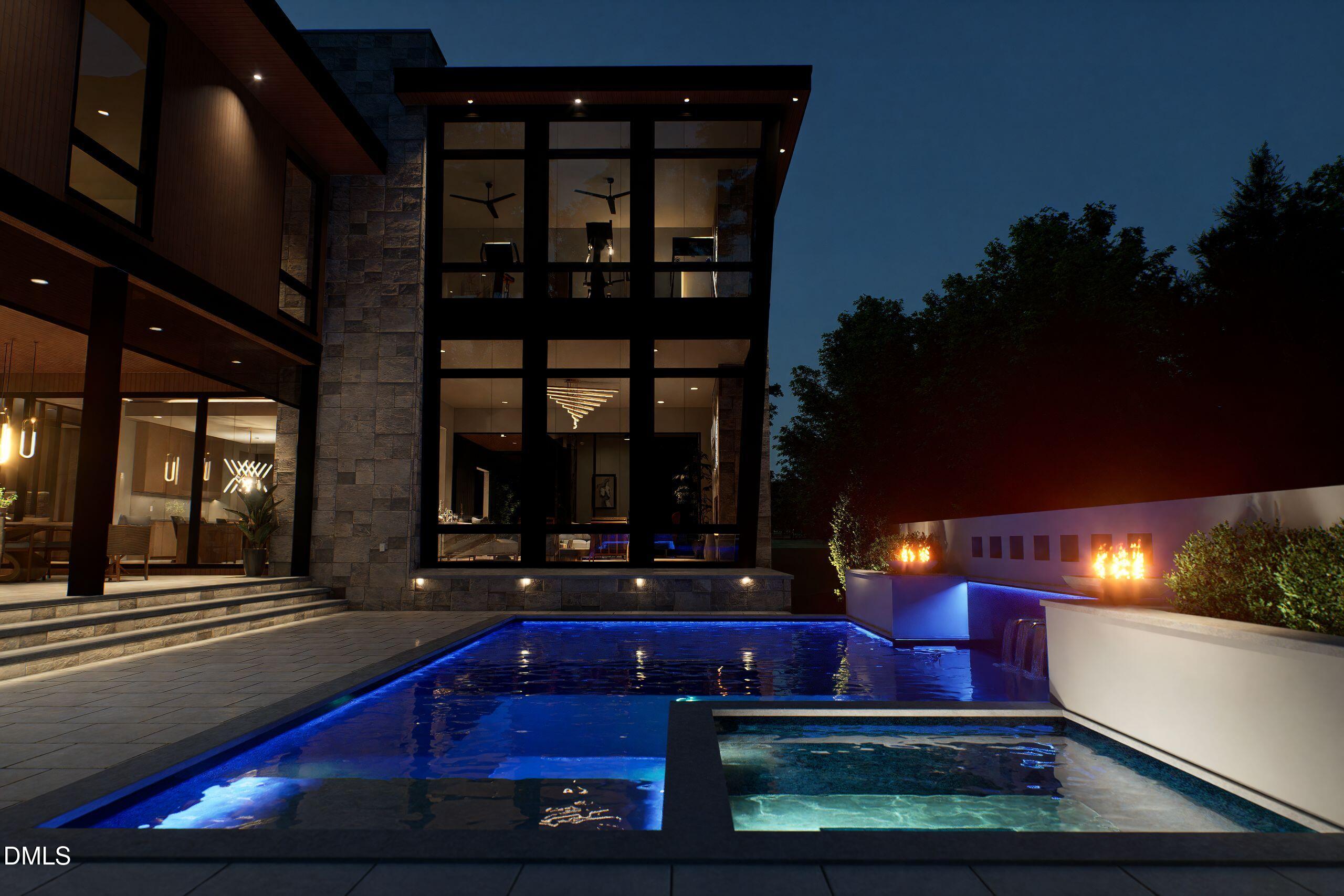 206 Lynwood Lane Raleigh, NC 27609 - Photo 17 of 33 a view of a building with sitting area