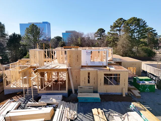 a view of city from balcony