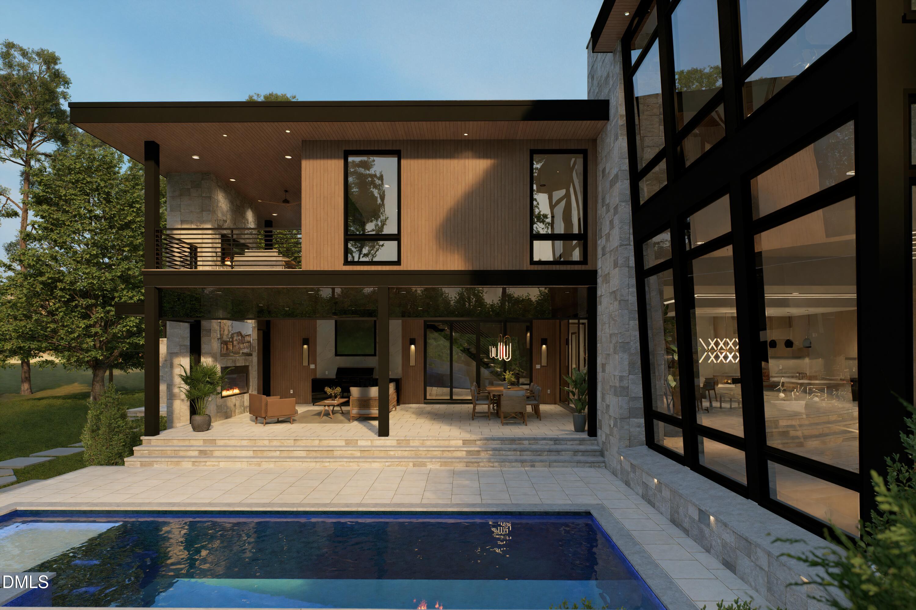 206 Lynwood Lane Raleigh, NC 27609 - Photo 22 of 37 a view of living room with a large window