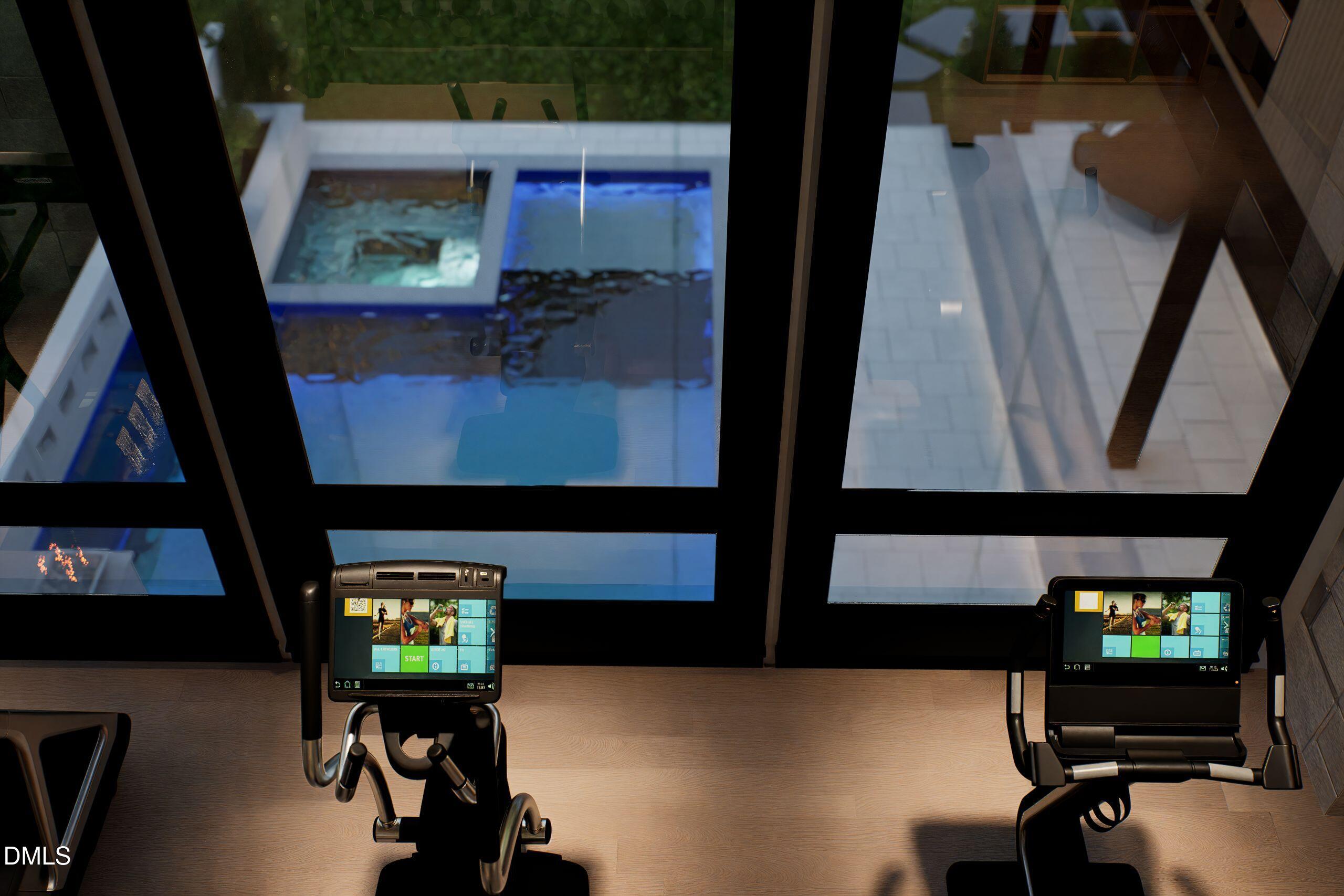 206 Lynwood Lane Raleigh, NC 27609 - Photo 29 of 37 a view of a living room with furniture and a flat screen tv