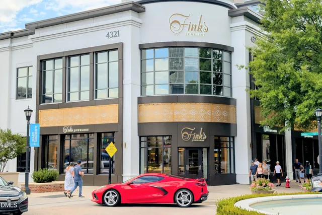 a car parked in front of a building