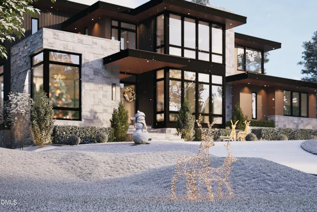 a view of a house with a outdoor space