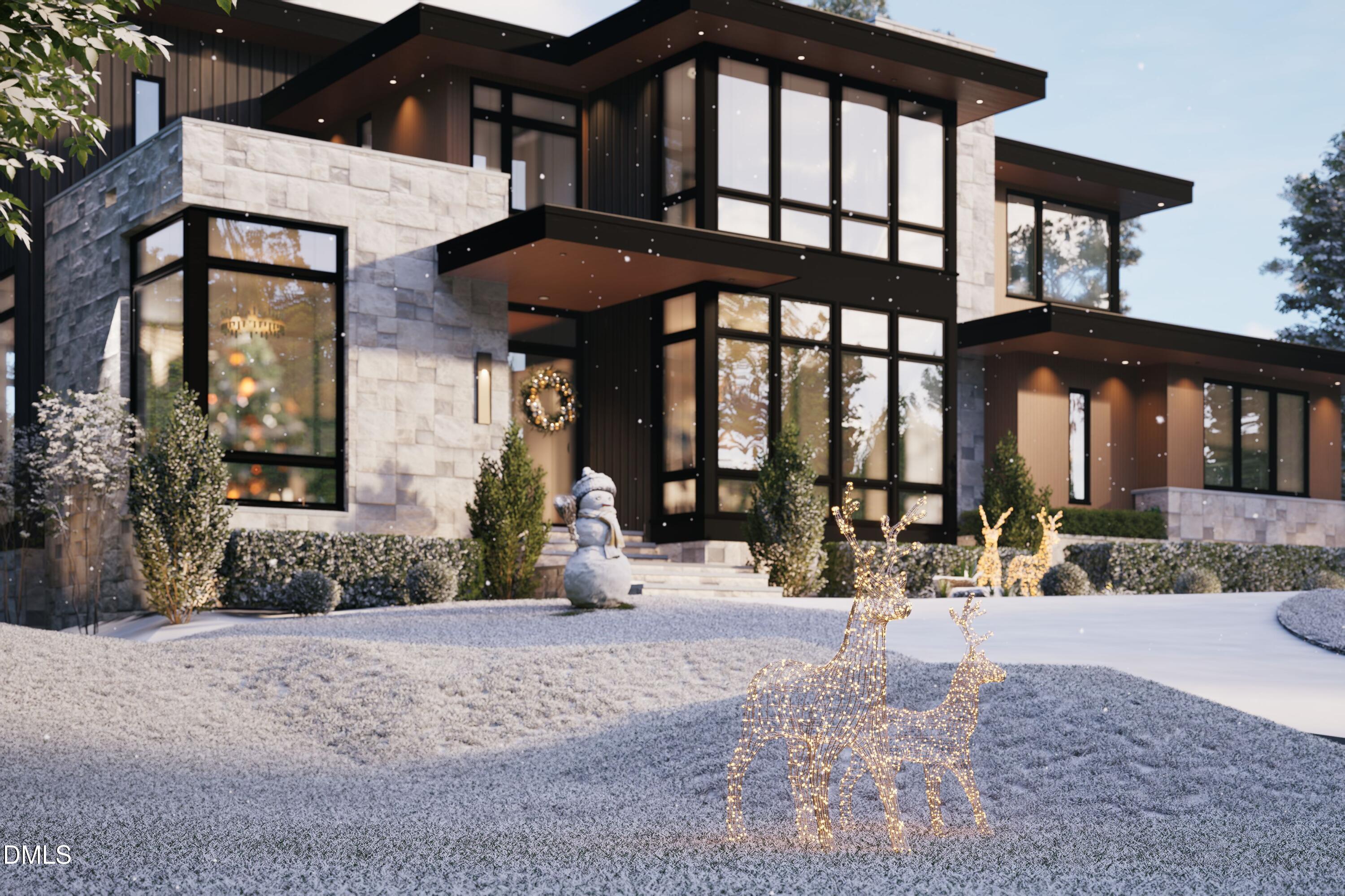 206 Lynwood Lane Raleigh, NC 27609 - Photo 3 of 37 a view of a house with a outdoor space